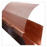 Aluminum expanded gutter brush leaf guard