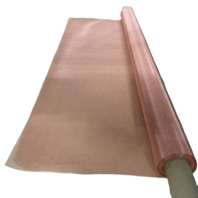 ultra fine 75 100 150 200 micron faraday cage shielding brass copper wire fabric screen mesh cloth net