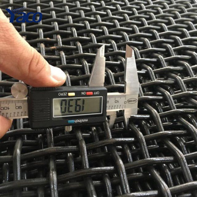 ageing  resistance sorting and filtering heavy  Lock-crimped Flat-top double crimped 65Mn crimped wire mesh in market