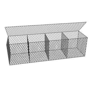 rock wall mesh  hexagonal gabion basket wall mesh retaining wall wire mesh