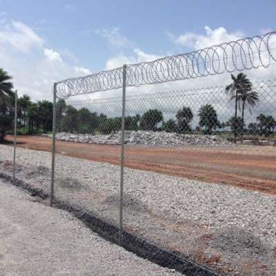 used Suppliers Chain Link Mesh Fencing Chain Link Fence Gate With Accessories US market