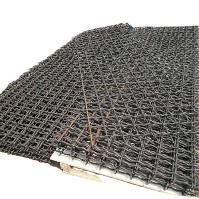 High Tensile steel 65Mn vibrating crusher screen wire mesh Hooked Vibrating Rock Screen