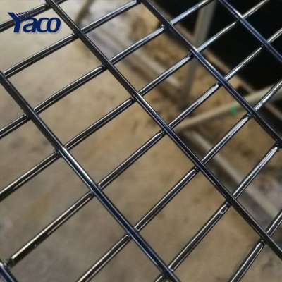 1.8mm 2mm 2.2mm black color galvanized welded wire mesh screen rolls for machine protection