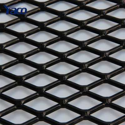 Factory price Black color 11.15kg/m2 weight expanded metal