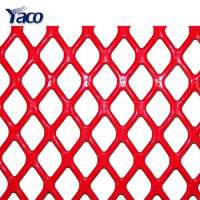 Vinyl coated expanded metal mesh door