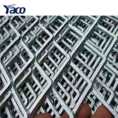 4mm thickness low carbon steel expanded metal mesh / security expanded metal mesh panel