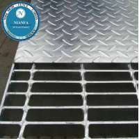 Galvanized Composite Metal Steel Grating with Checker Plate (Guangzhou Factory)