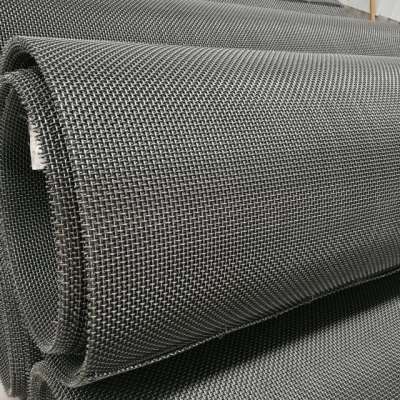 Black iron wire   65Mn Crimped Wire Mesh